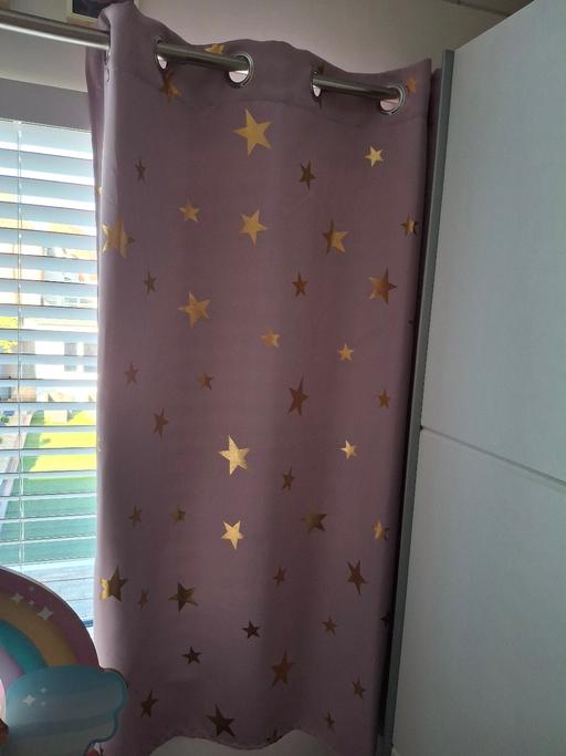  — pink and gold blackout curtains