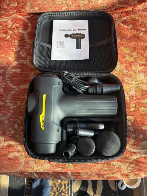  — Sorudel massage gun with charger