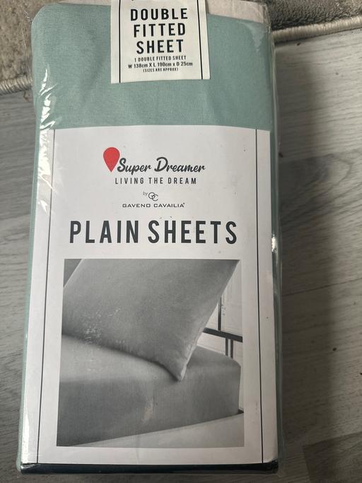  — New double fitted sheet