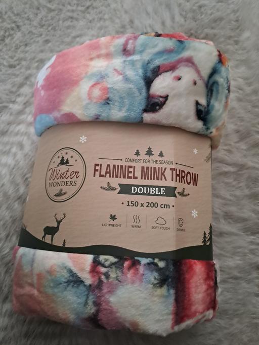  — large mink throw