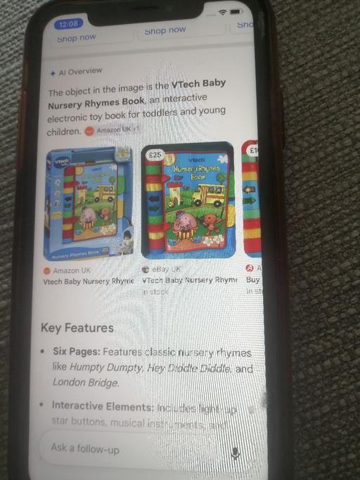  — Vtech singing nursery rhyme book