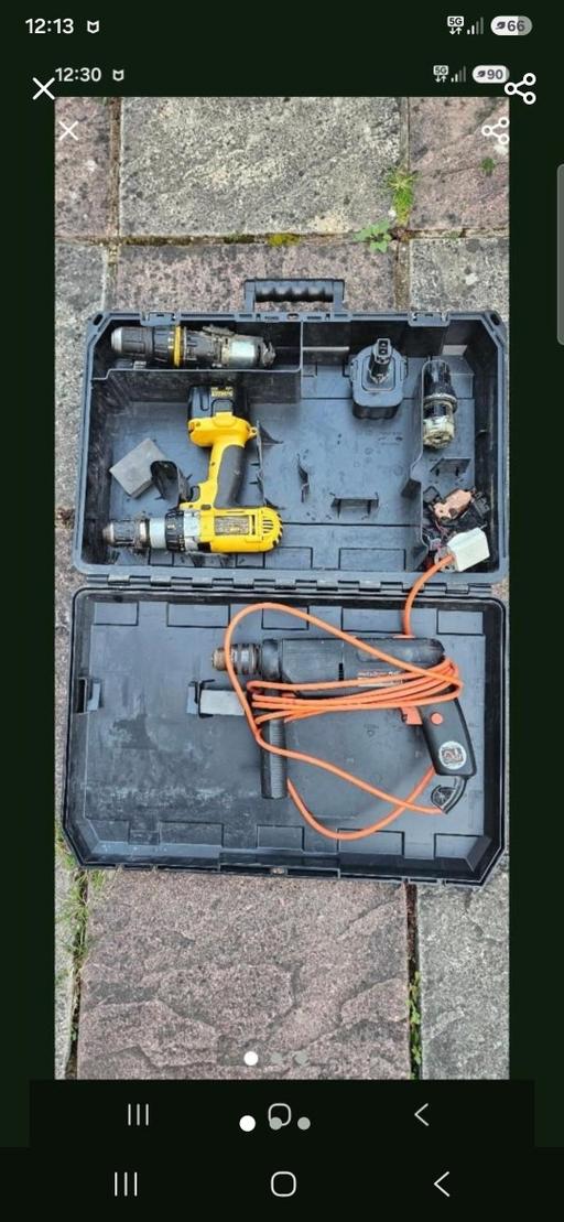  — power Drill Hammer with case and extra spares