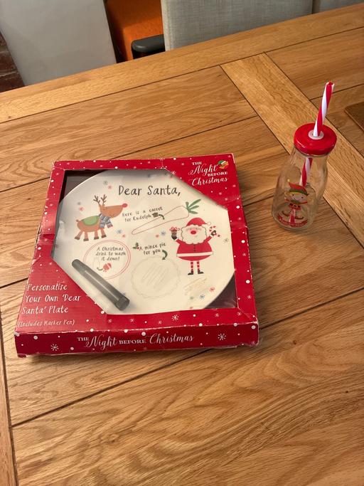  — Christmas Eve Santa Plate