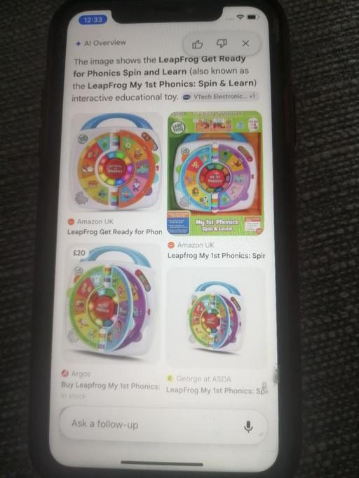  — leapfrog kids 1st Phonics spin & learn