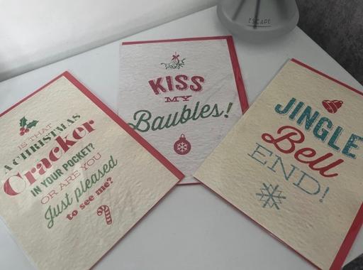  — Funny Christmas cards £1 each
