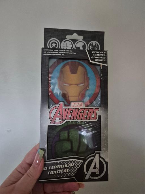  — new Marvel Avengers 3D Lenticular Coasters