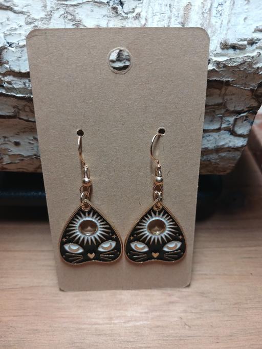  — planchette earrings