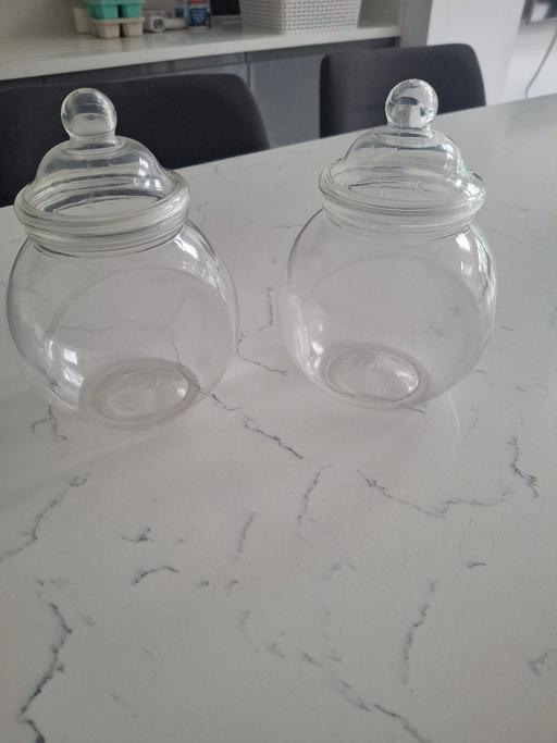  — plastic sweet jars x2