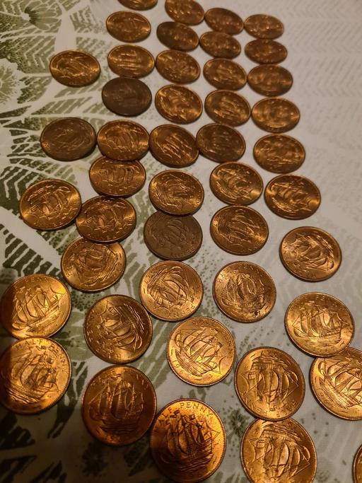  — Tube full of half pennies
