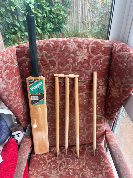  — Cricket bat and stump set