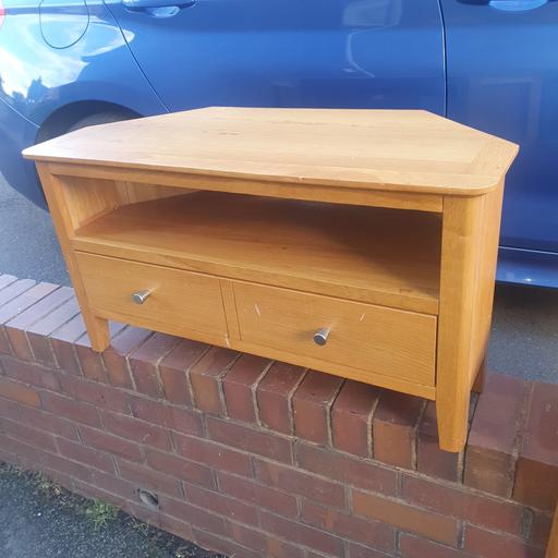  — Solid Stratford Oak, 3ft TV Unit With Draw, ,