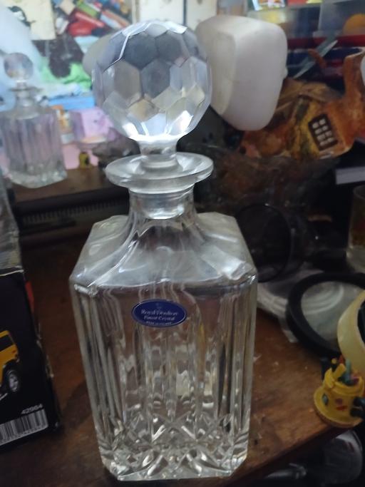  — cut glass decanter