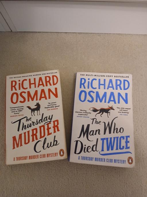  — Thursday Murder Club books x2