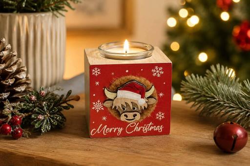  — Highland Cow Tealight Holder