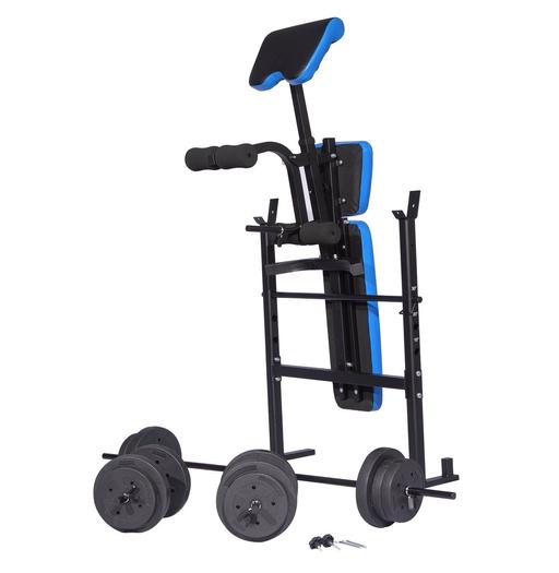  — Pro Fitness Folding Bench with 50kg weight