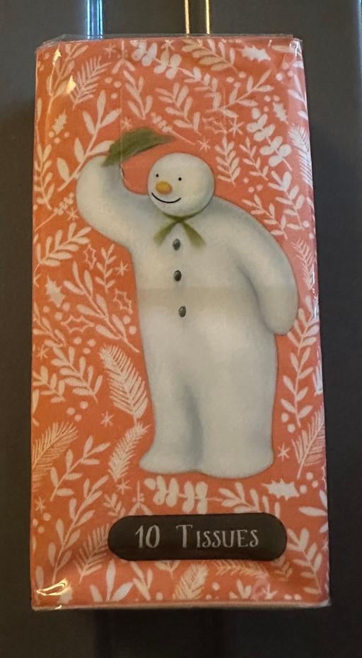  — Christmas pocket tissues