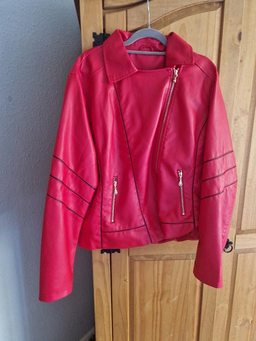 — brand new ladies leather jacket size xxl