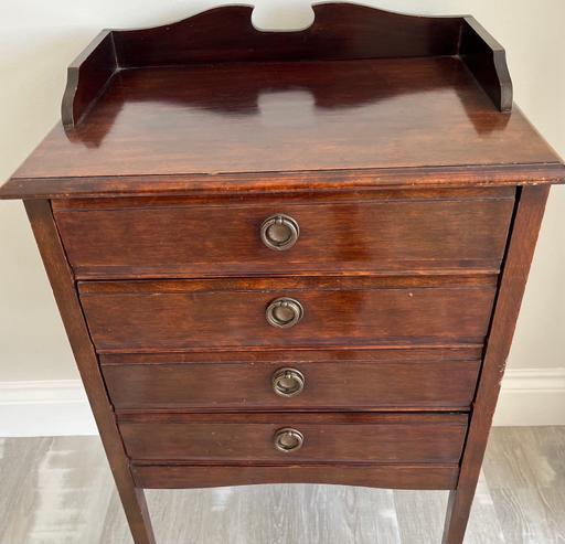  — Edwardian 4 Slide Music Cabinet