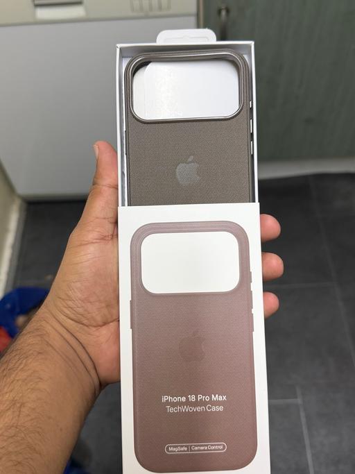  — iPhone 18 Pro Max TechWoven Case light camel