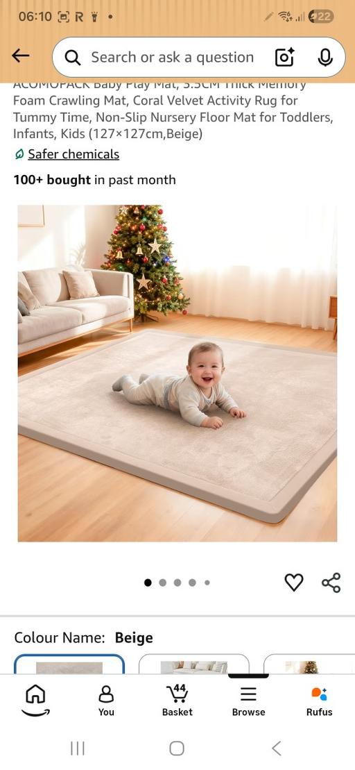  — playmat beige