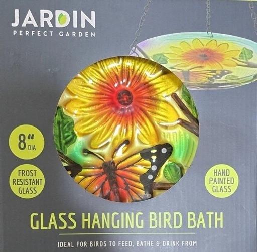 — Jardin Butterfly Hand Painted Bird Bath