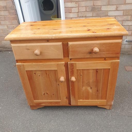  — Chunky Pine Dresser , 36 x 34 x 17 inches,