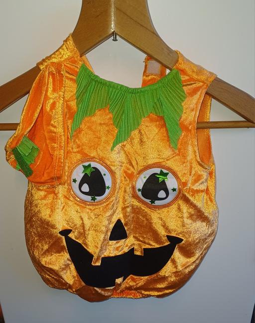 — pumpkin costume age 1-2 yrs or 6-12mths new