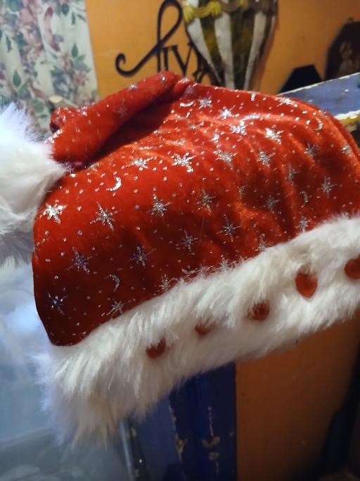  — sparkly xmas hat