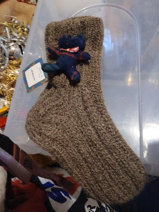  — thick xmas socks with tag