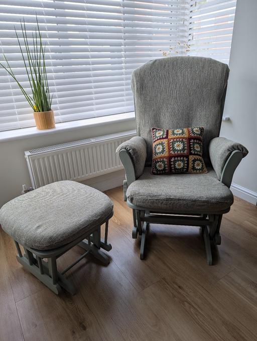  — Dutailer Rocking/ Gliding Chair & Footstool