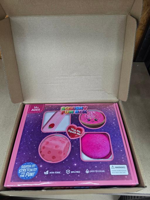  — Pink squishies fun box present stress relief