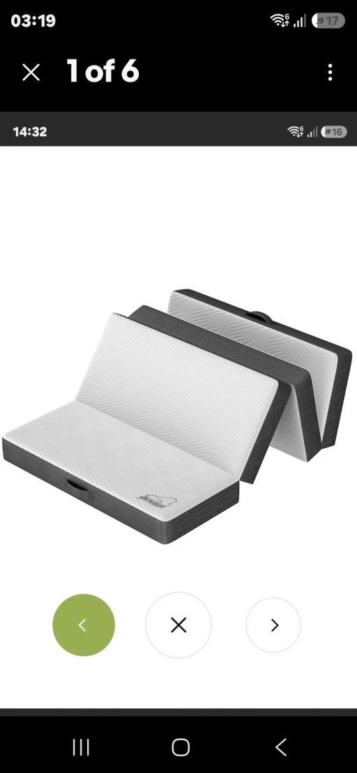  — rattan single memory foam folding Mattress