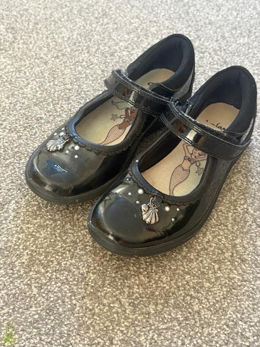  — Clarks black school shoes
