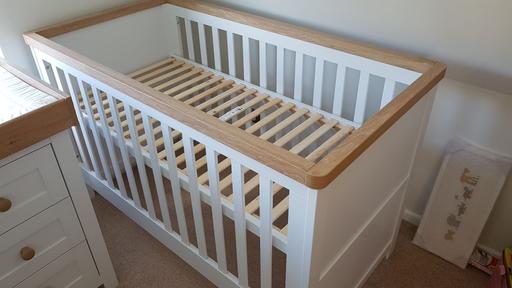  — Mothercare Lulworth Cot Bed White & Oak