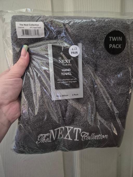  — new The Next Collection Twin Pack Hand Towels
