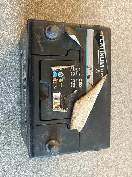  — Car battery