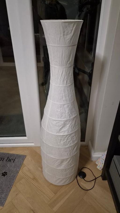 — IKEA GREVSTA Floor Lamp – White Rice Paper –