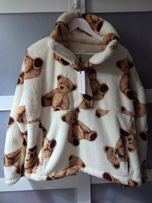  — 🌟NEW🌟 Size M NEXT teddy bear fleece jumper