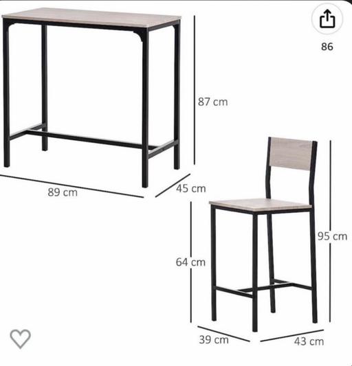  — Bar Table