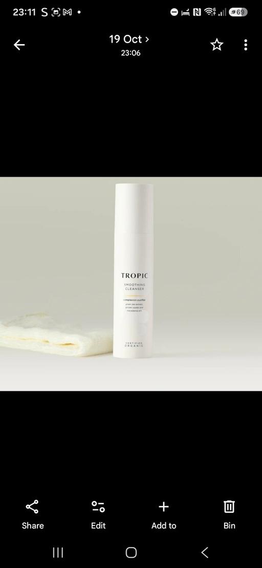 — Tropic Smoothing Cleanser 120ml – £22