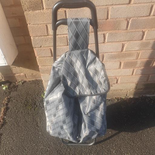  — Grey & Black Shopping Trolley, Good Condition