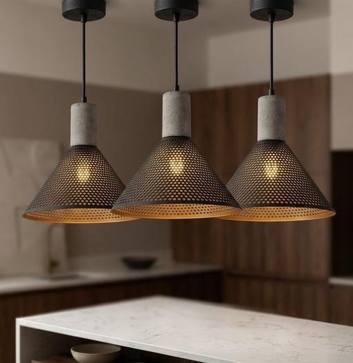  — Perry style 3-light bar cieling light pendant