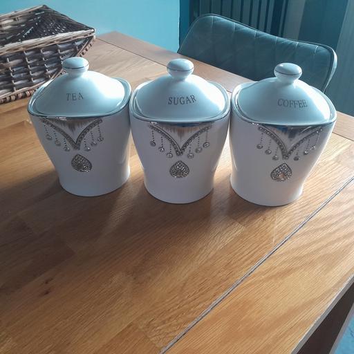  — TEA COFFEE SUGAR JARS