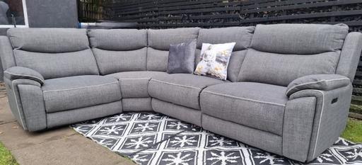  — Grey DFS Electric Recliner Corner Sofa..