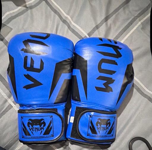  — Venum boxing gloves blue