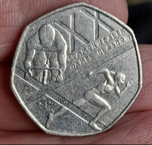  — COMMONWEALTH GAMES COMMEMORATIVE 50p COIN