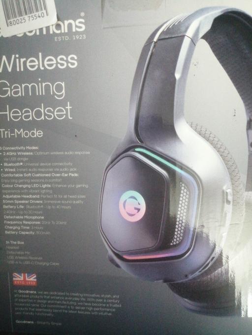  — New Goodmans wireless gaming headset