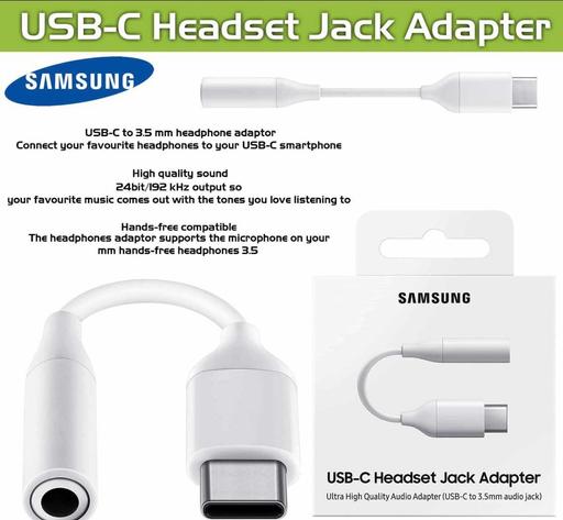  — Samsung USB-C to 3.5mm Jack Headphone Adaptor