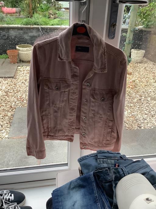  — Pink denim jacket size s