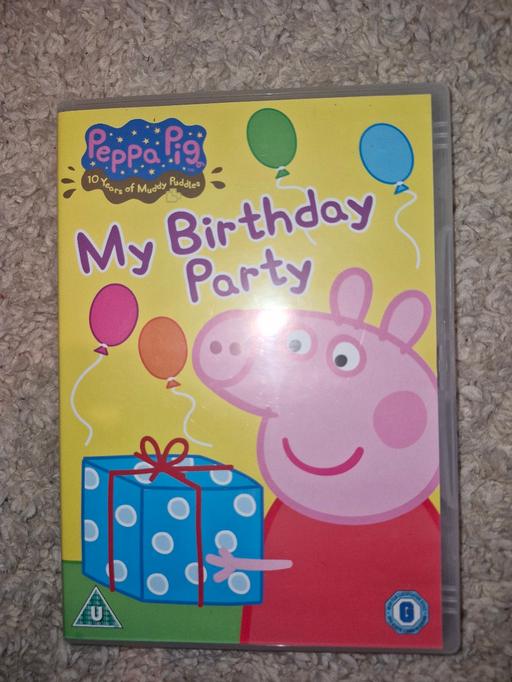  — Pepper pig my birthday party dvd £1